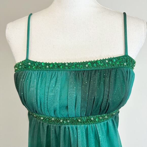 Vintage Jodi Kristopher Womens Babydoll Dress Size Medium Y2K Fairy Grunge HOCO - Picture 9 of 10